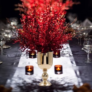 Vase à fleurs personnalisable Vase élégant personnalisé pour la maison et le bureau Vase en métal en fer Décor en métal intemporel - Product Image 6