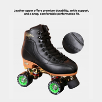 Patins à Roulettes Classiques pour Femme avec Platine en Aluminium et Roues en PU