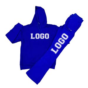 Ensembles de survêtements décontractés avec logo personnalisé Survêtements pour hommes Survêtements de sport respirants pour la gym et la course à pied Ensembles de pistes de football d'entraînement - Product Image 2