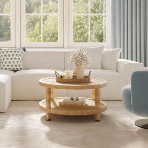 Table basse en rotin durable fabriquée au Vietnam Matériaux écologiques Meubles de maison Décoration intérieure Vente en gros - Product Image 6