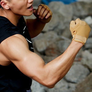 ถุงมือขี่จักรยานน้ำหนักเบาหลากสีถุงมือขี่จักรยานครึ่งนิ้ว2024ขี่จักรยานดีไซน์ใหม่ - Product Image 5