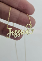 Collier personnalisé en acier inoxydable plaqué or avec pendentif lettre et fleur pour femme, bijoux fantaisie en gros