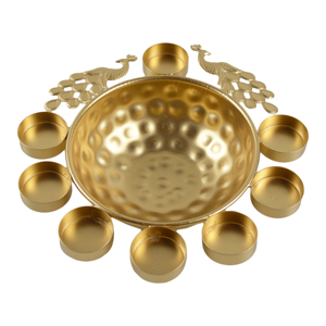 ชุดชาม urli ของตกแต่งบ้านของขวัญแบบ Diwali 3ชิ้นสำหรับตกแต่งบ้านดิวาลี - Product Image 6