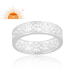 Nuevo diseño Anillo de banda de Plata de Ley 925 Diseños personalizados Joyería para mujer Regalo para ella. - Product Image 1