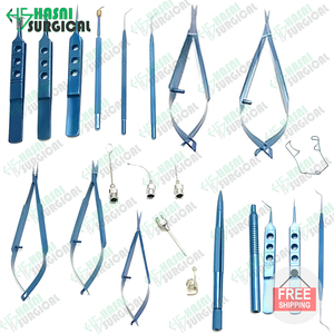 Instrumento oftálmico de cataratas de acero inoxidable, juego de cataratas oftálmicas con caja de esterilización CE ISO aprobado por Hasni Surgical - Product Image 6