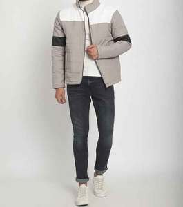 Chaqueta acolchada de invierno para hombre de alta calidad con cremallera Logotipo personalizable Cuello con capucha Abrigos de plumón OEM - Product Image 3