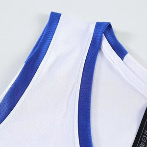 Ensemble d'uniformes de basketball professionnels pour hommes pour les clubs sportifs, maillot et short personnalisables, design respirant pour l'été, pour l'entraînement - Product Image 6