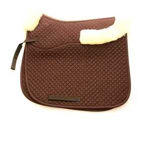 Tapis de selle Tapis de cheval en peau d'agneau Vêtements de cheval en peau de mouton - Product Image 1