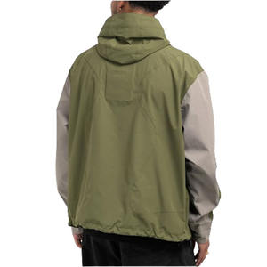 Chaqueta cortavientos de calidad superior Casual ropa deportiva al aire libre chaqueta de monopatín logotipo personalizado Patchwork Color Nylon - Product Image 3