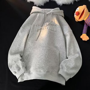 Venta al por mayor de sudadera con capucha con estampado en relieve Hip Hop Planet Impreso Puff Fleece unisex Fabricante Bordado Proveedor Vintage Lavado ácido - Product Image 4