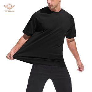 T-shirt formel en coton pur tricoté 100 %, coupe oversize, impression personnalisée, mode décontractée, manches courtes, col rond, devant imprimé, grande taille, vente en gros - Product Image 1