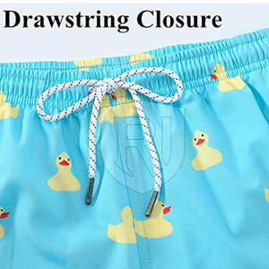 Short de bain High Street New Style pour hommes Offre Spéciale motif solide de couleur personnalisée - Product Image 6