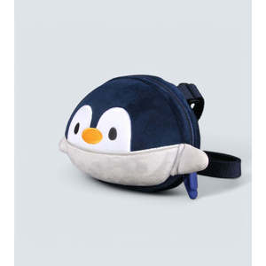 Kids Penguin 3D Plush <b>Backpack</b> Lightweight and Waterproof Shoulder Bag with 3D Design Tykle Brand - Product Image 2