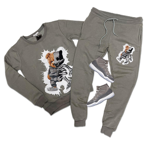 Chándales para adultos de alta calidad, chándal para hombre, chándal de invierno, conjunto de pantalones cortos de chándal de 3 piezas, hecho a la venta Unisex - Product Image 4