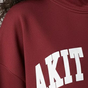 Sudadera con Capucha de Manga Larga para Mujer, Diseño Nuevo, Invierno, Hombros Caídos, 100% Algodón, Transpirable, Secado Rápido, Color Personalizado en la Parte Delantera - Product Image 4