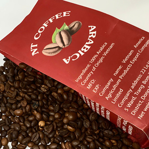 100% อาราบิก้าออร์แกนิกถุงแดงคั่วแบบกำหนดเองสง่างามพร้อมฉลากของคุณ - Product Image 6