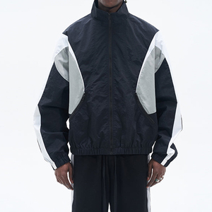 Custom 100% Nylon Tracksuit Wind Breaker <b>Zip</b> up Hoodie and <b>Shorts</b> Set Plain Windbreaker <b>Short</b> Set Men Windbreaker Tracksuit Set - Product Image 3