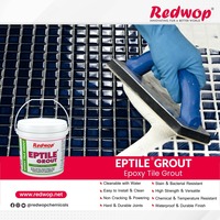 Mortier-colle EPTILE haute résistance, mastic de jointoiement imperméable pour carrelage mural et de sol, finition longue durée