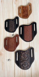 ฝาครอบมีดหนังเครื่องมือสำหรับใช้กลางแจ้งดีไซน์ใหม่มีดพับได้ปลอกมีดมีสไตล์ - Product Image 6