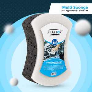 Esponja de limpieza para autos Clayton CL-MS21 multiusos 2 en 1 de doble cara de secado rápido para lavado de autos y limpieza sin rayones - Product Image 6