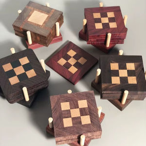 COMMENT BOIS COASTER ROND TAILLE PERSONNALISÉE À La Main pour Articles De Table et Articles De Cuisine En Gros De Haute Qualité Du Vietnam - Product Image 1