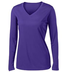 Women's Spandex/Cotton <b>Long</b> <b>Sleeve</b> Sport <b>Tops</b> Breathable Seamless Gym Fitness Tees Solid Plus Size Outdoor Casual Summer - Product Image 3