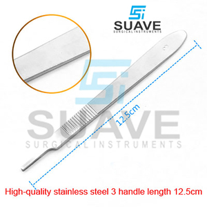 วัสดุที่ดีที่สุดของเครื่องมือผ่าตัดมีดสแตนเลสมีดผ่าตัดด้ามจับและใบมีด - Product Image 2