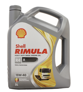 Lubrifiant automobile Rimula R4X 15W-40 (mélange synthétique) - Pack de 3 x 5 litres - Product Image 1