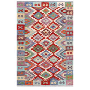 Alfombra Imaco Rugs Maimana Afganistán Kilim, Alfombra de Área de 241 x 163 cm - Product Image 1
