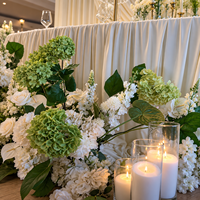 Table de bienvenue pour mariage en intérieur ou en extérieur, fleurs artificielles personnalisées, toiles de fond pour mariage, solutions de décoration de mariage