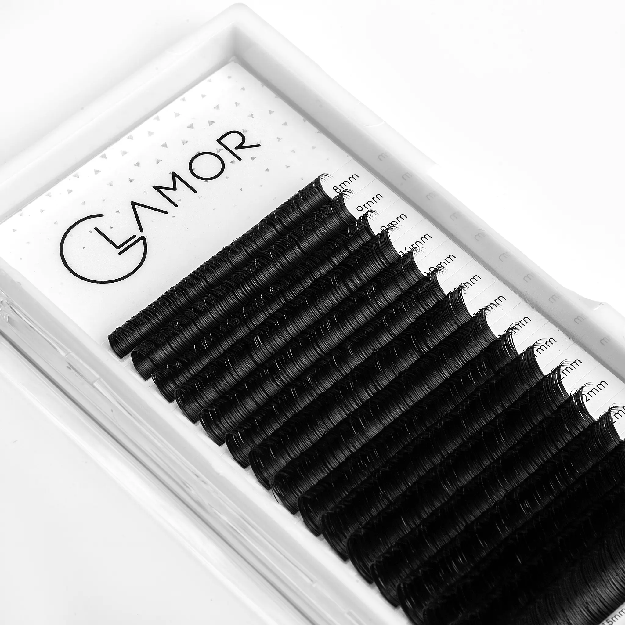 Veludo super vison fãs 0,07 0,15 0,05 curl C CC D L M 8-18m pré-fabricados fãs Lash Extensões cílios vara Natural cílios postiços