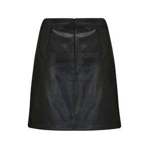 Falda de Cuero Genuino Cómoda para Mujer, Material Duradero, Textura Suave, Apta para Todas las Estaciones - Product Image 2