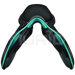 Selle de dressage en cuir naturel souple, best-seller, équitation anglaise, couleur personnalisée, logo personnalisé, exportation mondiale, style western - Product Image 5