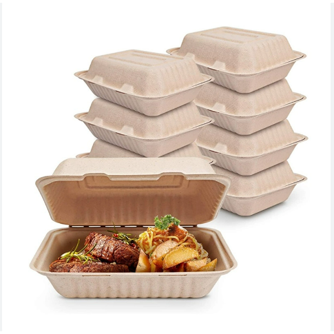 Wholesale Biodegradable Sugarcane Take Out Food Container Disposable ...