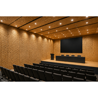 Paneles Acústicos de MDF Perforado de 5-8 mm con Orificios, Diseño Moderno, Alta Absorción de Sonido NRC 0.8, Hecho en España, para Uso en Dormitorios, Personalizado