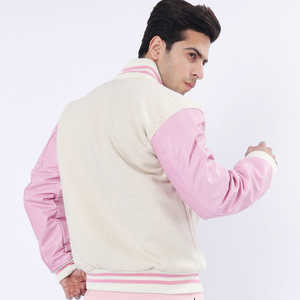 แจ็กเก็ตเบสบอลสำหรับผู้ชายเสื้อแจ็กเก็ตเบสบอลแบบเลตเทอร์แมนระบายอากาศสไตล์และโลโก้ออกแบบใหม่ - Product Image 2