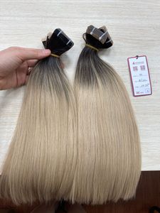 Extensiones de cinta adhesiva Remy vietnamita y paquetes de cabello humano alineados con cutícula recta - Product Image 2