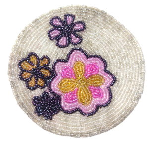 Posavasos Decorativos Hechos a Mano con Diseño Floral y Cuentas, para Hogar, Bar, Mesa, Bebidas, Ecológicos, Personalizables, a Bajo Precio - Product Image 2