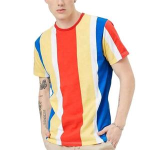 Logotipo personalizado 320gsm Heavyweight 100% algodón de gran tamaño de moda Drop Shoulder hombres camiseta multicolor - Product Image 1