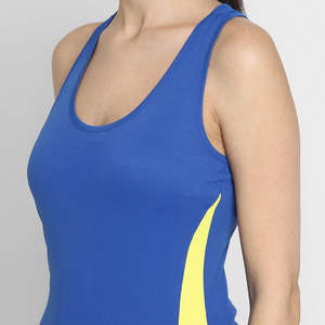 Débardeur en tissu tricoté léger et respirant pour femmes, élégant, pour la salle de sport, le quotidien et les activités de fitness, la course à pied - Product Image 2