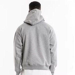 Sudaderas con capucha para hombre Sudaderas con capucha ligeras unisex de algodón para hombre Sudaderas con capucha unisex con estampado aterciopelado de lana de gran tamaño para hombre - Product Image 4