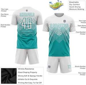 Nuevo estilo, uniforme de fútbol profesional para niños, 100% poliéster, calidad Premium, Color sólido, calidad Premium, último diseño a la venta - Product Image 3