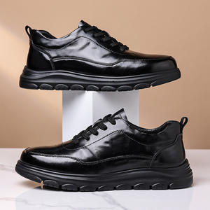 Mocasines de cuero para hombre al por mayor de fábrica, zapatos casuales sin cordones, ligeros y suaves, para viajes de negocios y uso diario. - Product Image 3