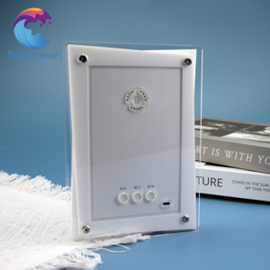 Superlieur 7.0 inch Pin hoạt động Acrylic Khung ảnh kỹ thuật số với màn hình <span class=keywords><strong>LCD</strong></span> người bạn tốt nhất Motion <span class=keywords><strong>Video</strong></span> hiển thị quà tặng độc đáo - Product Image 2