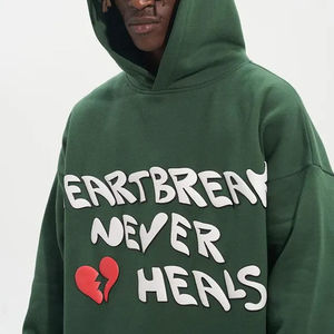 Sweat à capuche imprimé bouffant pour hommes au prix de gros Nouveau design d'impression bouffante du fabricant professionnel Hoodies pour hommes à prix réduit - Product Image 6