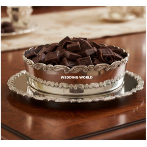 Cuenco de chocolate de acero pulido con espejo, cuenco dulce hecho a mano de excelente calidad, cuenco de chocolate de nuevo diseño elegante clásico - Product Image 2