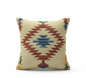 Modern Customizable Cotton Beige Color Woven Square <b>Cushion</b> <b>Cover</b> with Floral Pattern Zipper Closure Washable for Home Hotel Use - Product Image 2