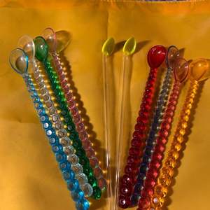 CUSTOM RESIN VIBRANT HANDMADE 100% Resin Salad Servers Set for Home and Hotel Use Includes <b>Ice</b> <b>Cream</b> Spoon Salad Serving - Product Image 3