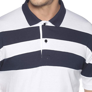 Respirant dernière mode hommes Polo t-shirt avec manches courtes/haute qualité Logo personnalisé impression coton matériel hommes Polo - Product Image 5