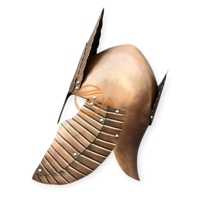 Armure moderne du casque du Seigneur des Anneaux ou de la Couronne d'Elendil avec finition métallisée imprimée UV